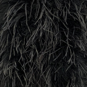 Women Gilet Genuine Ostrich Feather Fur Long Vest