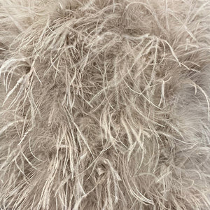 Women Gilet Genuine Ostrich Feather Fur Long Vest