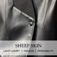 Load image into Gallery viewer, Real Leather Jackets 2022 New Styles Women Leather Coat Blazer Black Spring Autumn Lady Clothes FG3952