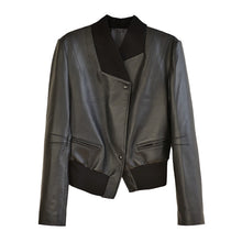 Load image into Gallery viewer, Real Leather Jackets 2022 New Styles Women Leather Coat Blazer Black Spring Autumn Lady Clothes FG3952