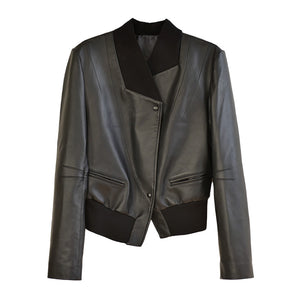 Real Leather Jackets 2022 New Styles Women Leather Coat Blazer Black Spring Autumn Lady Clothes FG3952