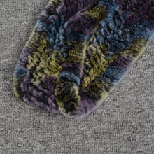 Load image into Gallery viewer, Real Rex Rabbit Fur Scarf Women Windproof Hat Luxury Multicolor Shawl