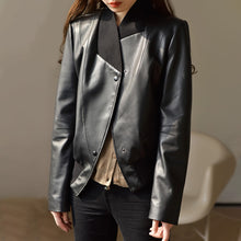Load image into Gallery viewer, Real Leather Jackets 2022 New Styles Women Leather Coat Blazer Black Spring Autumn Lady Clothes FG3952