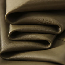 Load image into Gallery viewer, Lady Oversize Leather Jackets Fashion Green Color Sheepskin Leather Coats Women Retro Clothes New Arrivals ZM4048