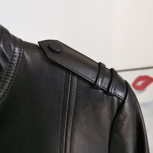 2022 Spring Leather Jackets Women Fashion Motorcycle Sheepskin Coat Lady Autumn Biker Jacket Black Full Sleeve CL4004