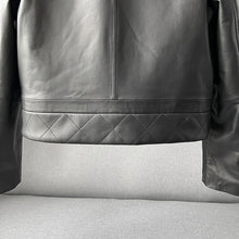 Load image into Gallery viewer, Women&#39;s Black Leather Jackets New Spring Autumn Rivet Biker Genuine Sheepskin Coats Fashion Streetwear CL4012