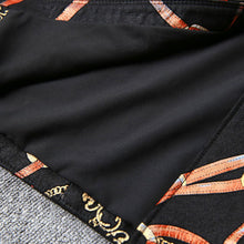Load image into Gallery viewer, Lady Leather Skirts Genuine Sheepskin Printed Pleated Slit Sexy Hip Wrap Mid-Length Skirt 2022 Autumn Winter New TF4749