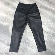 Load image into Gallery viewer, Women Leather Pants Solid High Waist Slim Pencil Pants Leather Sheepskin Trousers 2022 New BJ3954