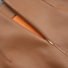 Load image into Gallery viewer, Women&#39;s Leather Sheepskin Skirt A-line Belt Button Commuter Asymmetric Design 2022 Autumn Winter New TF4748