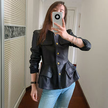 Load image into Gallery viewer, Genuine Sheep Leather Jacket Women New O-Neck Leather Coats Spring Autumn Fashion Style Pocket CL4014