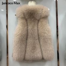 Load image into Gallery viewer, Women Winter Real Fox Fur Gilets Thick Warm Fluffy Fur Vests