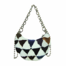 Load image into Gallery viewer, 2022 New Lady Fashion Multicolor Shoulder Bags Real Mink Fur Handbags Purse Bags 7979