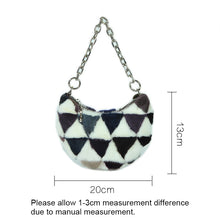 Load image into Gallery viewer, 2022 New Lady Fashion Multicolor Shoulder Bags Real Mink Fur Handbags Purse Bags 7979