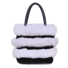 Load image into Gallery viewer, 2022 New Women&#39;s Fashion Fox Fur Handbag Fluffy Messenger Bag Ladies Winter Shoulder Bag Large Capacity Tote 8813