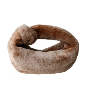 2022 New Fashion Knot Bag Sheepskin Fur Hand Bag Lady Real Lamb Fur Knotted Winter Fairy Handbag Wool 4398
