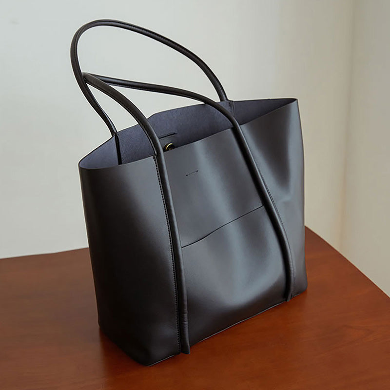 2022 Spring New Arrivals Women Large Capacity Tote Bags Lady Luxury Real Leather Hand Bags Shoulder Bags 4367