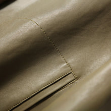 Load image into Gallery viewer, Lady Oversize Leather Jackets Fashion Green Color Sheepskin Leather Coats Women Retro Clothes New Arrivals ZM4048