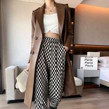 Load image into Gallery viewer, Women 2022 New Leather Trench Coats Lady Fashion Streetwear Genuine Leather Jacket Long Full Sleeve Female Clothing CL4872