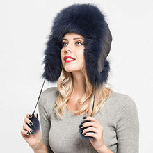 Load image into Gallery viewer, Women Winter Fur Trapper Hat Thick Warm Pom Pom Windproof  Hat