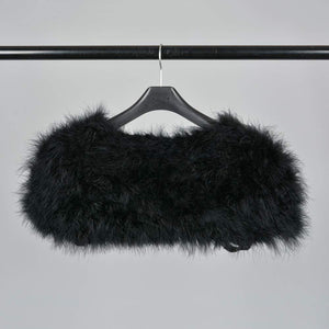 Womens Ostrich Feather Fur Bolero Shrug Poncho Wedding Bridal Stole