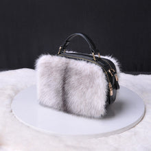 Load image into Gallery viewer, Genuine Mink Fur Single Shoulder Messenger Bag for Ladies Fashion Designer Bag 7997