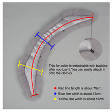 Load image into Gallery viewer, Real Fox Fur Collar Scarf Women &amp; Men Spring Winter Warm Mocca Shawl
