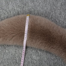 Load image into Gallery viewer, Real Fox Fur Collar Scarf Women &amp; Men Spring Winter Warm Mocca Shawl