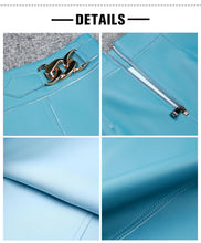 Load image into Gallery viewer, 2022 New Leather Skirt Women Simple Versatile Commuter Metal Decoration Skirt Leather Sheepskin Short Dress 2022 Autumn Winter TF4791