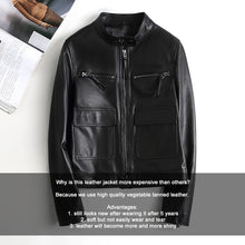 Load image into Gallery viewer, Women Real Leather Jacket Autumn Cool Style Short Motorcycle Jacket Genuine Sheepskin Classic Jackets CL4010