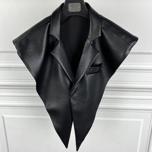 2022 New Spring Autumn Genuine Sheepskin Leather Shawls Women's Real Leather Jacket S3876