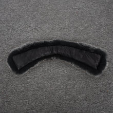 Load image into Gallery viewer, Real Fox Fur Women Fashion Collar Black Frosted Neckwear