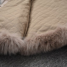 Load image into Gallery viewer, Real Fox Fur Gilet Women Winter Genuine Soft Natural Fur Long 5 Rows Mocca Vest