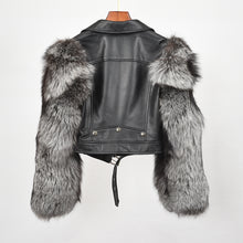 Load image into Gallery viewer, Women Genuine Sheepskin Leather Jacket Winter Real Fur Coats