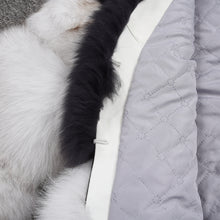 Load image into Gallery viewer, Real Fox Fur Coat Mixed Colore Women Winter Short Jacket