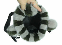 Load image into Gallery viewer, 2022 New Fur Bag Women&#39;s Real Mink Fur Handbags Lady Fashion Shoulder Bags Striped 7982