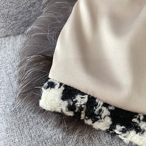 Women Winter Fashion Real Fox Fur Gilets Luxury Warm Vests Waistcoat