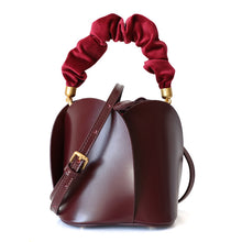Load image into Gallery viewer, Lady Designer Style Bucket Bags 2022 New Handbags Luxury Real Leather Shoulder Bag For Women Floral Handle 4410