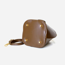 Load image into Gallery viewer, Lady Designer Style Bucket Bags 2022 New Handbags Luxury Real Leather Shoulder Bag For Women Floral Handle 4410