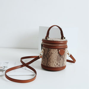 2022 Lady Fashion Bags Bucket Handbags Genuine Cow Leather Cross Shoulder Bags Tote 4411