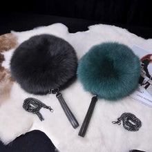 Load image into Gallery viewer, Lady Handbag Real Fox Fur Plush Bag Luxury Women&#39;s Soft Fur Messenger Bag Large Capacity Totes Warm Shoulder Bag 7967
