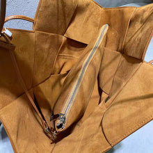 Load image into Gallery viewer, Lady Stylish Leather Bags 2022 New Women Cow Nubuck Leather Large Capacity Tote Shoulder Bags 4354