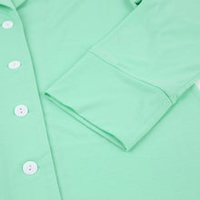 Load image into Gallery viewer, Women Pajamas Set 2 Piece Full Sleeve Trouser Nightwear Cozy Green Pajamas