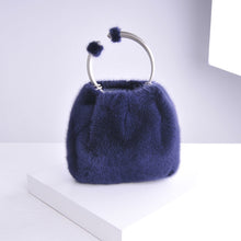 Load image into Gallery viewer, New Arrivals Real Mink Fur Handbags Women Fashion Fur Shoulder Bags Spring Bags Genuine Fur 8843