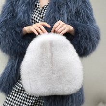Load image into Gallery viewer, 2022 New High Quality Women‘s Real Fox Fur Crossbody Bag Fashion Shoulder Bag Lady Messenger Bag 7998