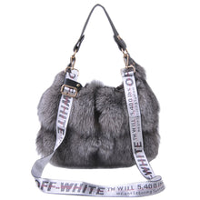 Load image into Gallery viewer, 2022 New Lady Luxury Handbag Women Fashion Fox Fur Shoulder Bag Top Quality Messenger Bag 8803