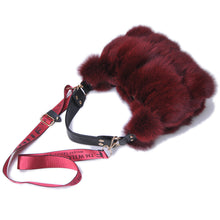 Load image into Gallery viewer, 2022 New Lady Luxury Handbag Women Fashion Fox Fur Shoulder Bag Top Quality Messenger Bag 8803