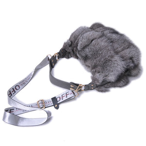 2022 New Lady Luxury Handbag Women Fashion Fox Fur Shoulder Bag Top Quality Messenger Bag 8803
