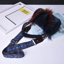 Load image into Gallery viewer, Real Mink Fur Shoulder Bags Lady Plush Handbags New Arrival Raccoon Fur Messenger Bags Women 7975