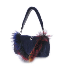 Load image into Gallery viewer, Real Mink Fur Shoulder Bags Lady Plush Handbags New Arrival Raccoon Fur Messenger Bags Women 7975