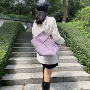 Lady Stylish Leather Bags 2022 New Women Cow Nubuck Leather Large Capacity Tote Shoulder Bags 4354